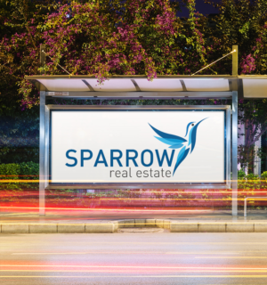 Logo Design by ALLEN GRAPHICS for Sparrow Real Estate | Design: #7000723