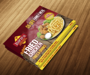 B&B'S Chicken Basket Need a Flyer Design  | Diseño de Flyer por jeffdefy