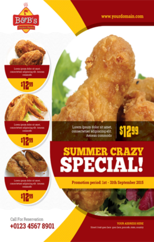 Flyer Design by Material Design