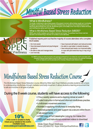Flyer-Design von PennysWorth für Wide Open Road Wellness | Design #1825445
