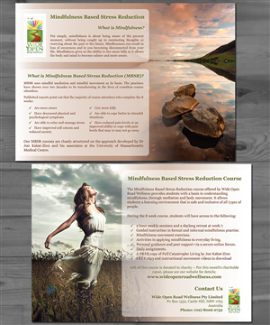 Flyer-Design von Miki für Wide Open Road Wellness | Design: #1820053