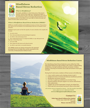 Flyer-Design von Miki für Wide Open Road Wellness | Design: #1820063