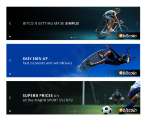 Frontpage banner Bitcoin bookie | Design de Bannière  par  Artman
