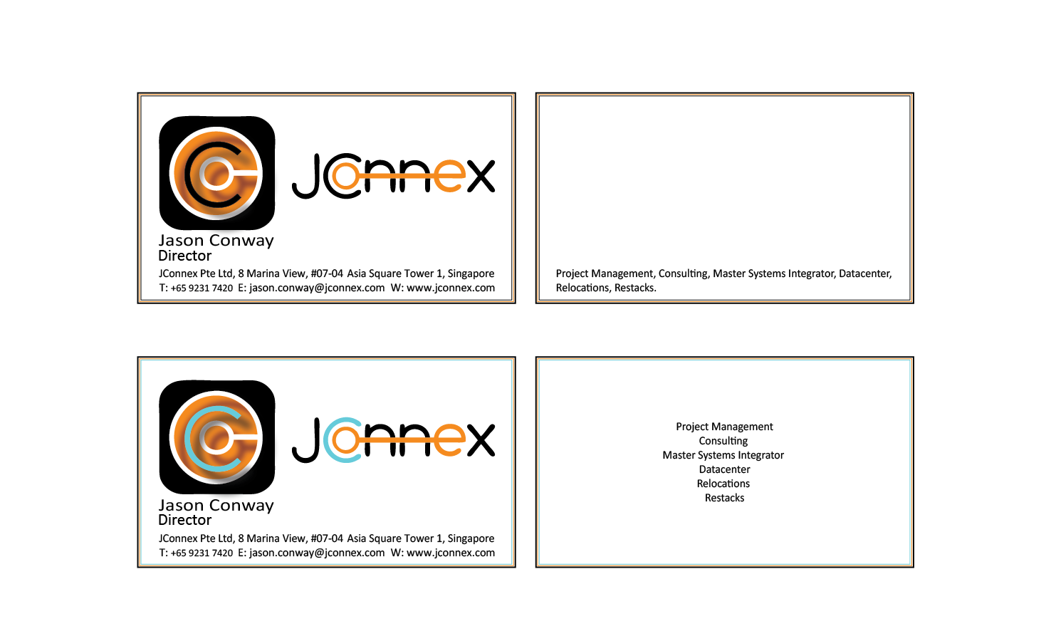 Business Card Design by vAGs for JConnex | Design #1912987
