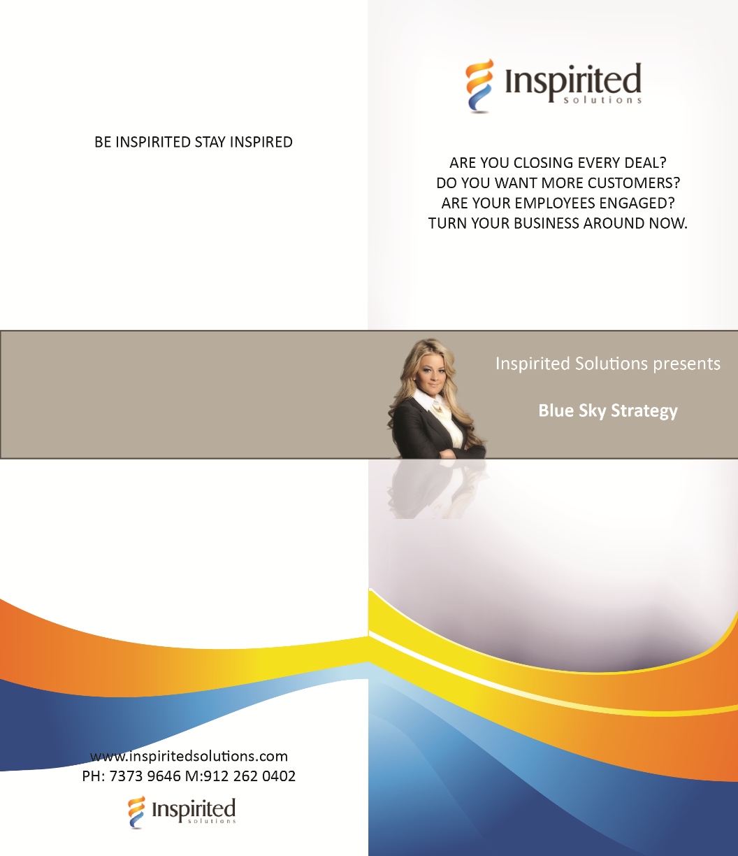 Broschüren-Design von Rieco für Inspirited Solutions | Design #1797923