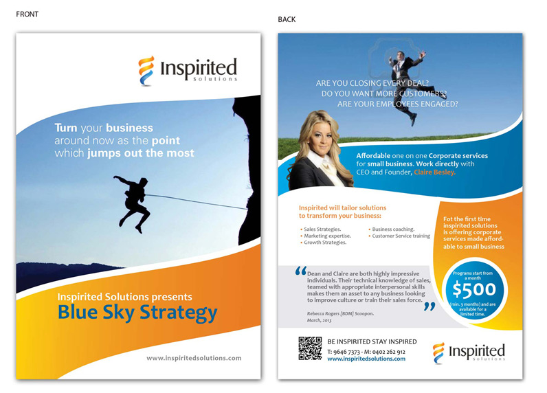 Brochure Design by san011 for Inspirited Solutions | Design #1798055