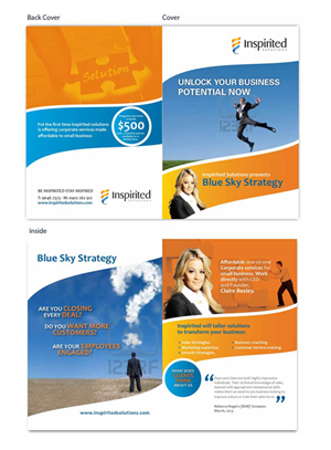 creative brochure for inspirited solutions an innovative consulting company! | Broschüren-Design von san011