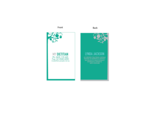 Business Card Design by Ken Charya for mydietitian | Design: #6994140