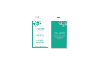 Business Card Design by Ken Charya for mydietitian | Design: #7004756