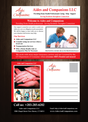 Postcard Design by meet007 for this project | Design: #6989444
