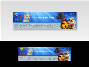 Pet memorial | Banner-Design von denuj