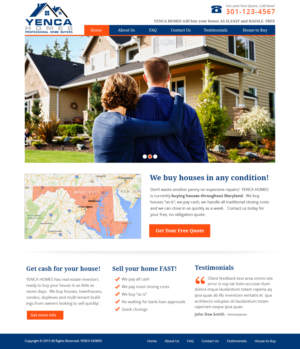 Web Design par Nelsur pour ce projet | Design : #7040487