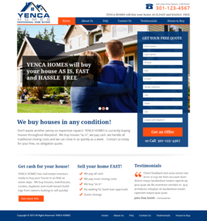 Web Design par Nelsur pour ce projet | Design : #7040522