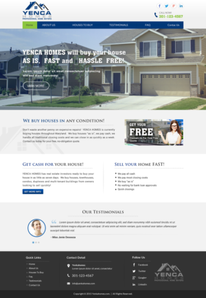 Web Design par Sbss pour ce projet | Design : #7019626