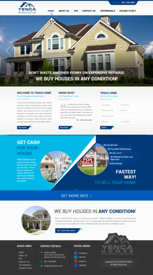 Web Design par Sbss pour ce projet | Design : #7019630