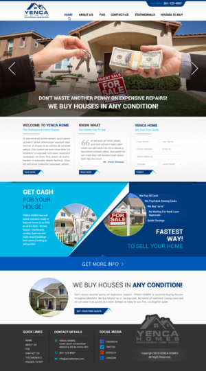 Web Design by Sbss for this project | Design: #7019636