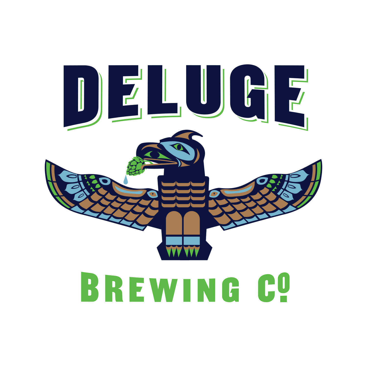 Logo Design by masher for Deluge Brewing Company | Design #13587992