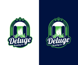 Logo Design by VGB for Deluge Brewing Company | Design: #13641457