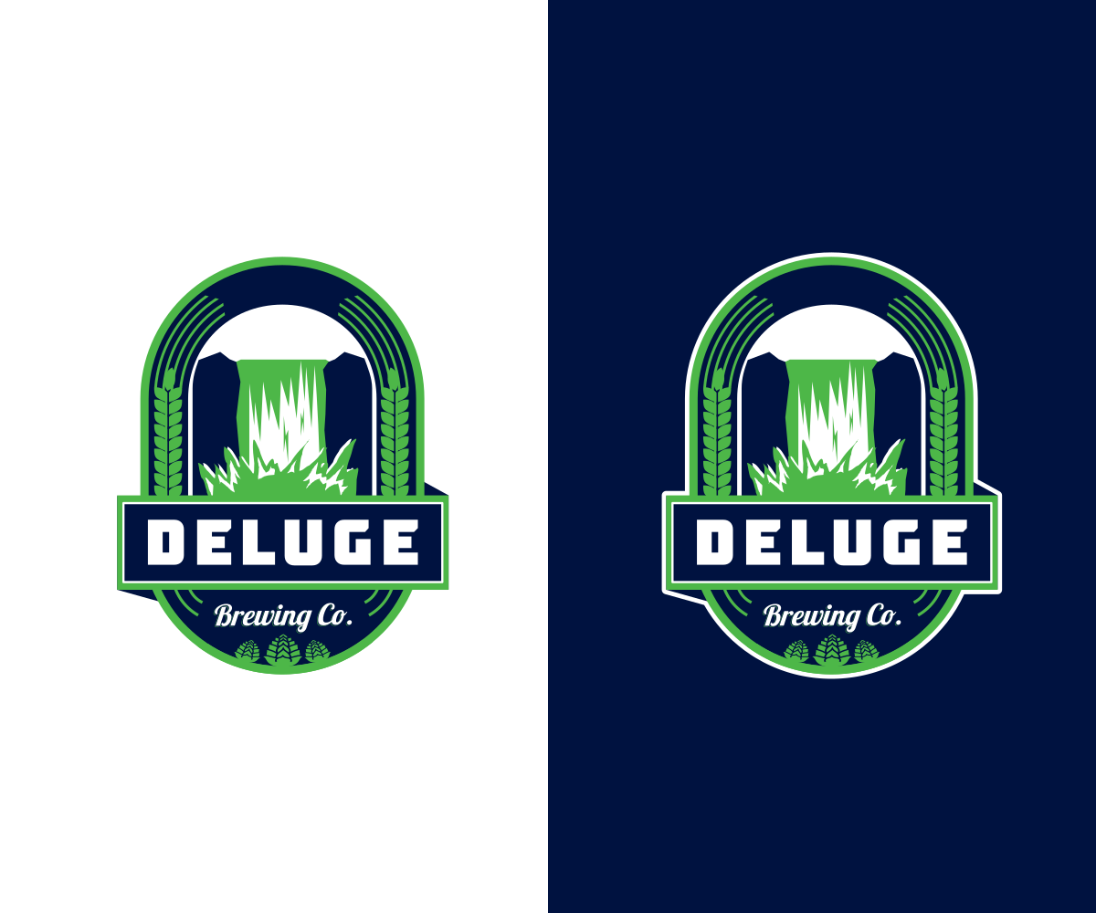 Logo Design by VGB for Deluge Brewing Company | Design #13666723