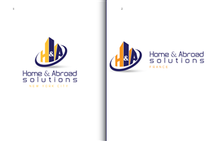 Logo Design by Rony Wibowo for Home & Abroad Solutions  | Design: #1809770