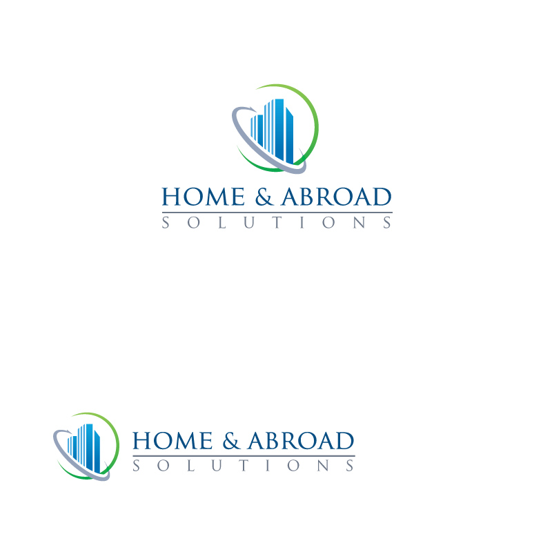Logo Design by instudio for Home & Abroad Solutions  | Design #1808417