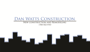 Visitenkarten-Design von Nick Vanstone für Dan Watts Construction | Design: #7046147