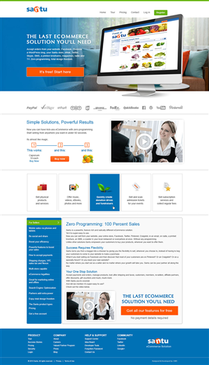 Wordpress Design by Creative1984 for Santu Pty Ltd | Design: #1805408