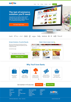 Wordpress Design by Creative1984 for Santu Pty Ltd | Design: #1811382