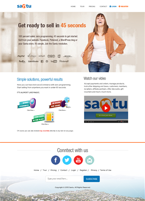 Wordpress Design by Mayank Patel for Santu Pty Ltd | Design: #1819311