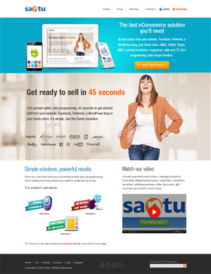 Wordpress Design by Mayank Patel for Santu Pty Ltd | Design: #1819314