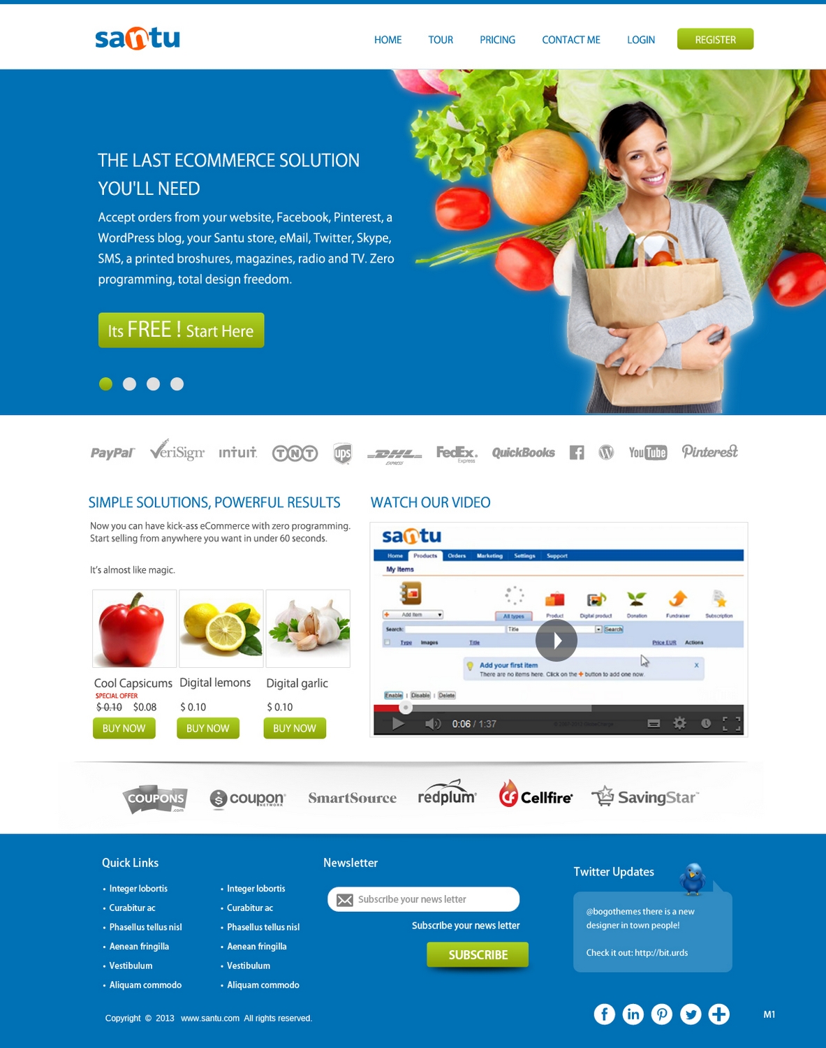 Wordpress Design by pb for Santu Pty Ltd | Design #1802135