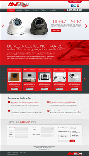 Web Design par Latest Design Ideas pour AVsion | Design : #1889639