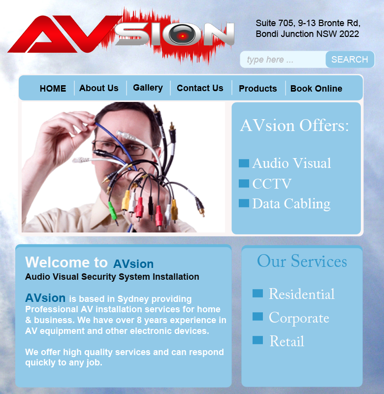 Web Design by monokoroboo for AVsion | Design #1830655