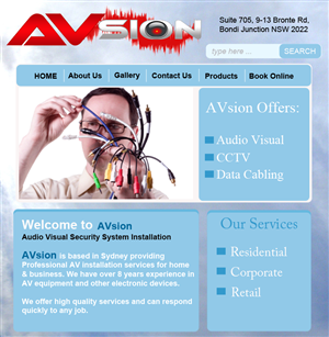 Diseño Web por monokoroboo para AVsion | Diseño #1830655