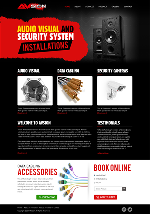 Web Design par Mayank Patel pour AVsion | Design : #1840335