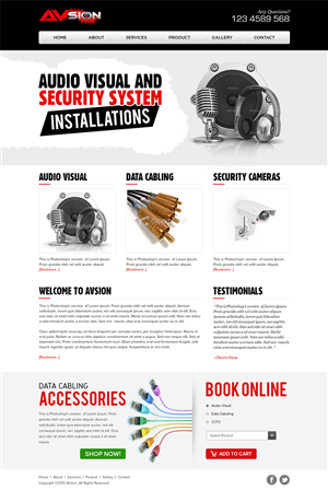 Web Design par Mayank Patel pour AVsion | Design : #1840355