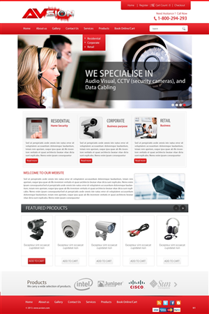 Web Design par pb pour AVsion | Design : #1801792