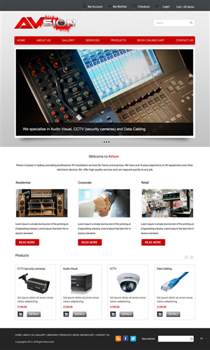 Web Design par pb pour AVsion | Design : #1806686