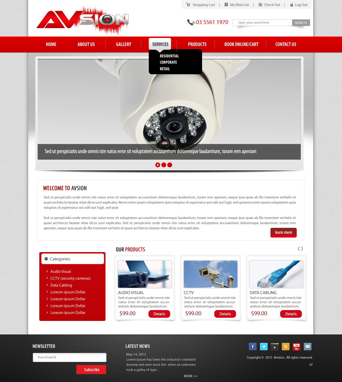 Web Design by pb for AVsion | Design #1806691