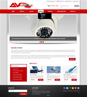 Web Design par pb pour AVsion | Design : #1806691
