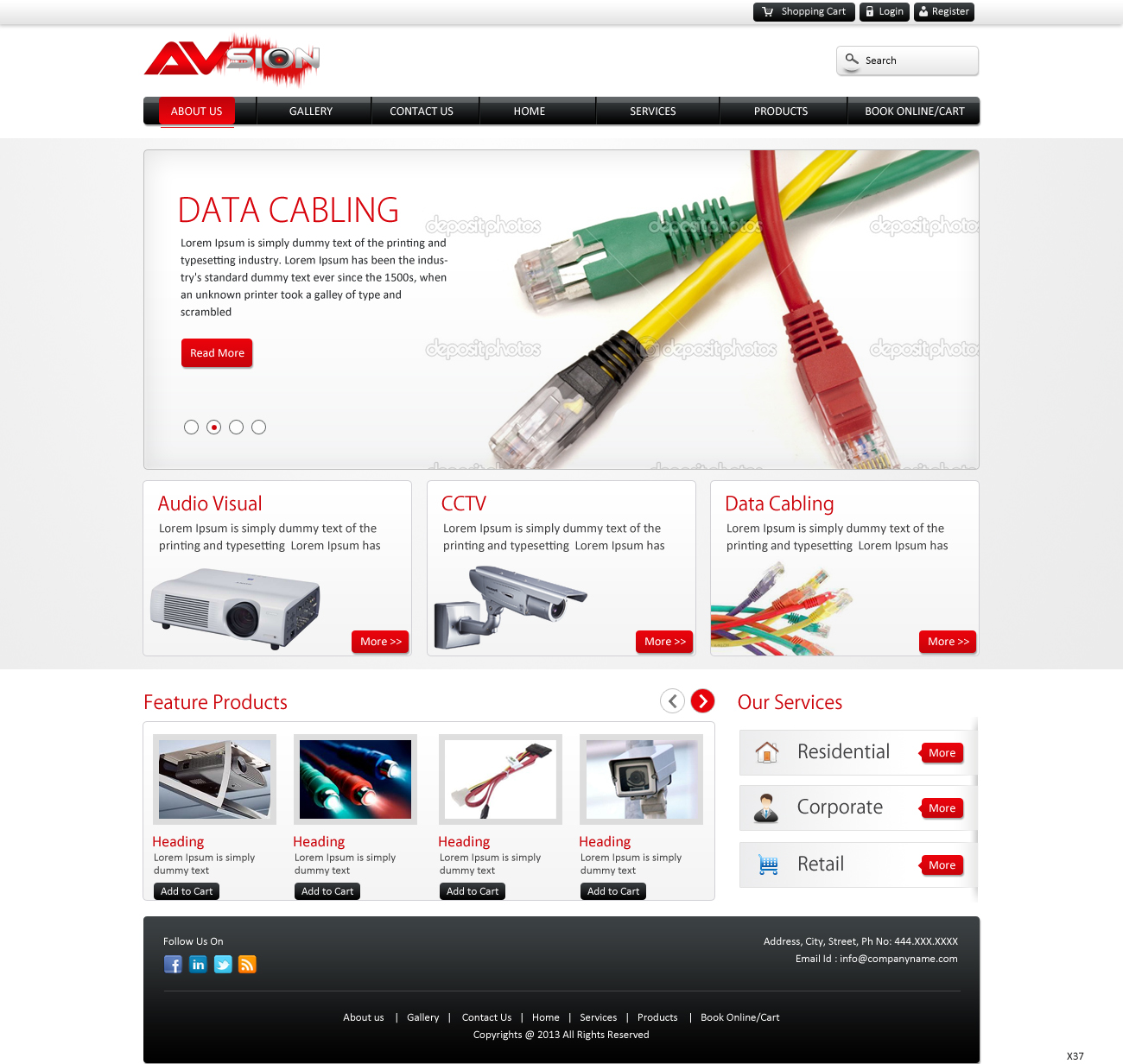 Web Design par pb pour AVsion | Design #1806692