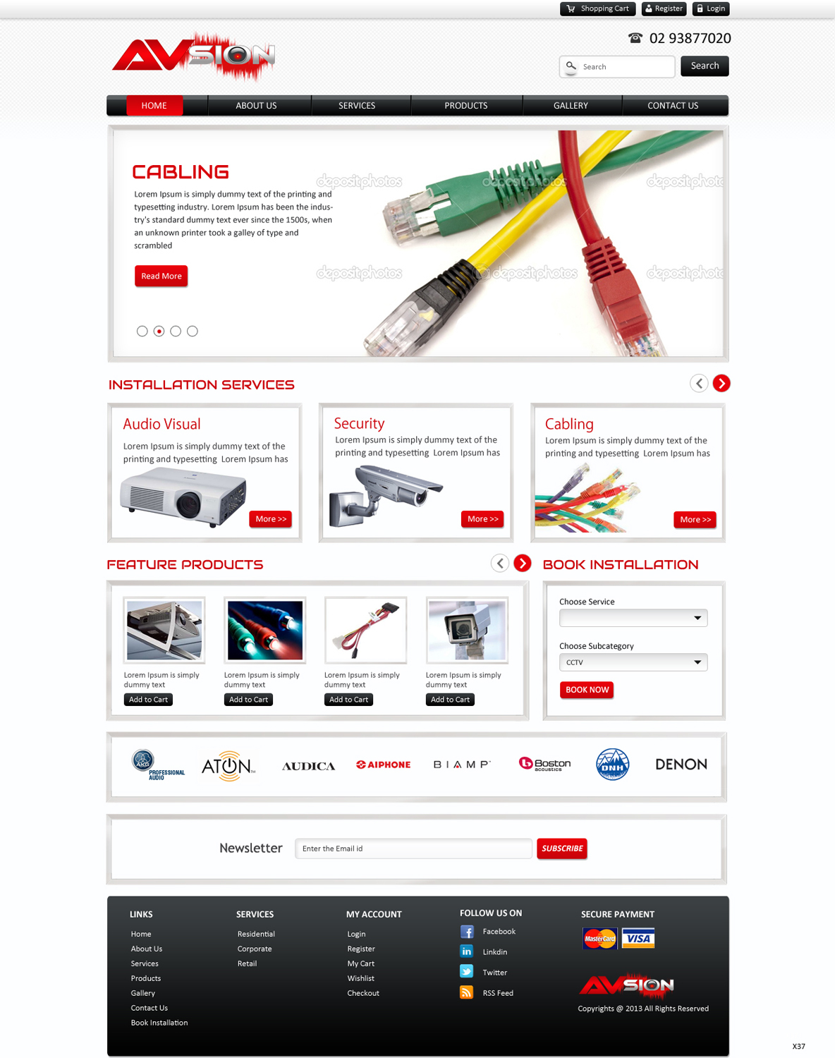 Web Design par pb pour AVsion | Design #1878915