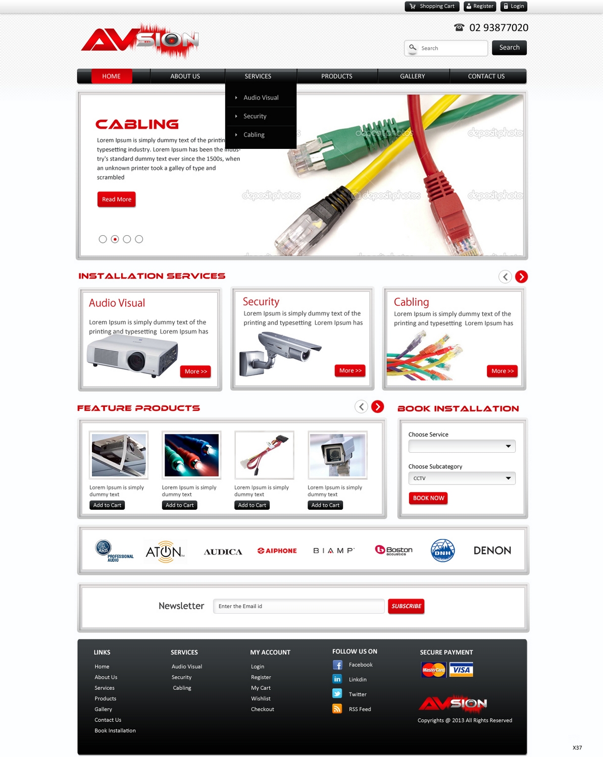 Web Design par pb pour AVsion | Design #1889002