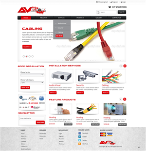 Web Design par pb pour AVsion | Design : #2495199