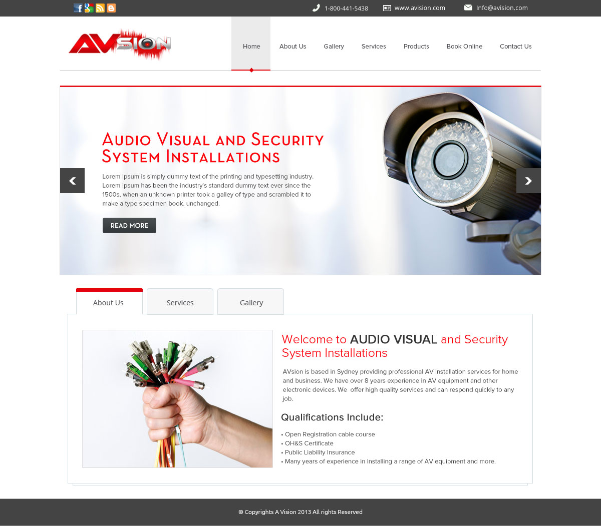 Web Design par OM pour AVsion | Design #1838768