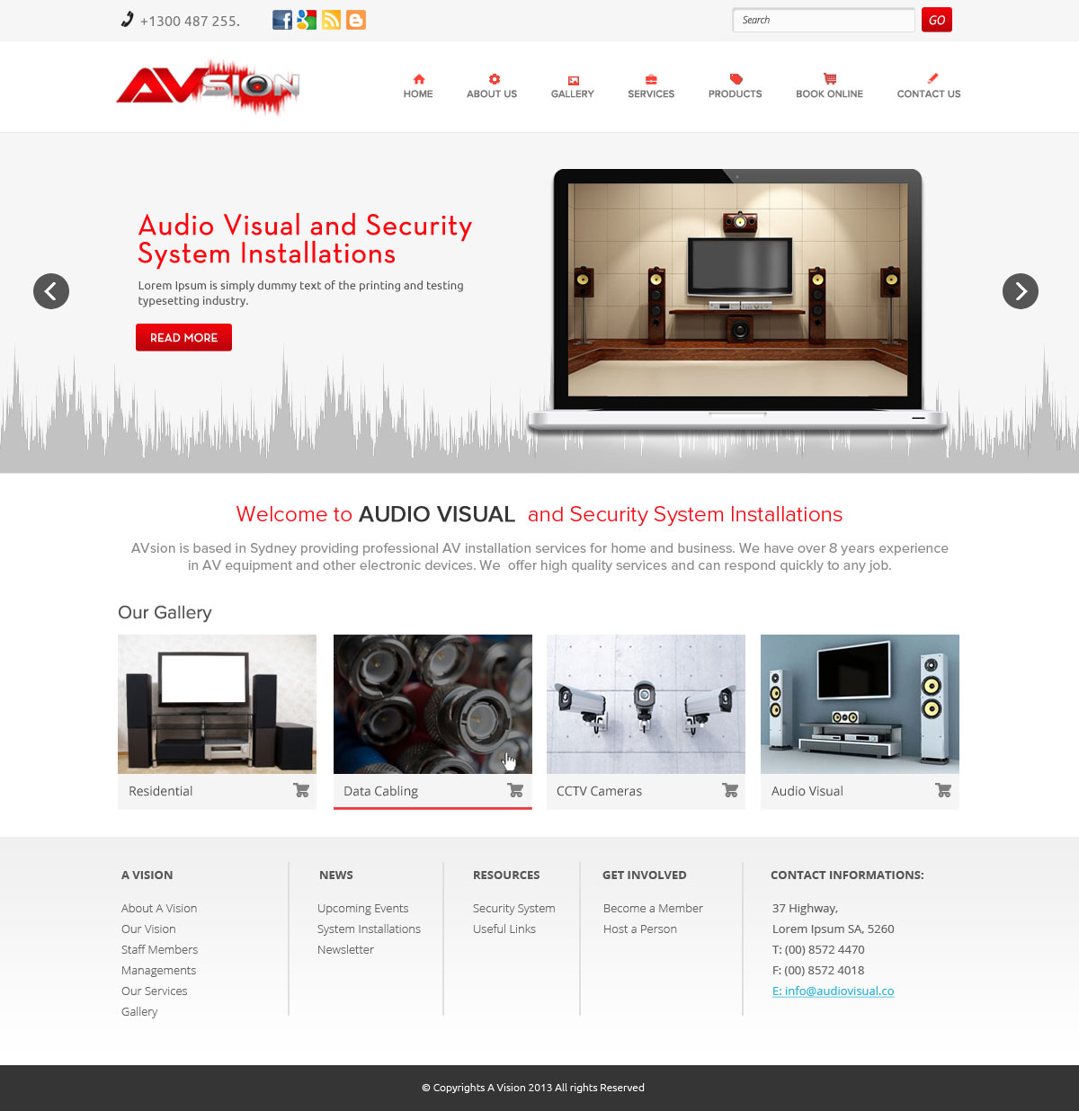 Web Design by OM for AVsion | Design #1838777