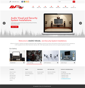 Web Design par OM pour AVsion | Design : #1838777