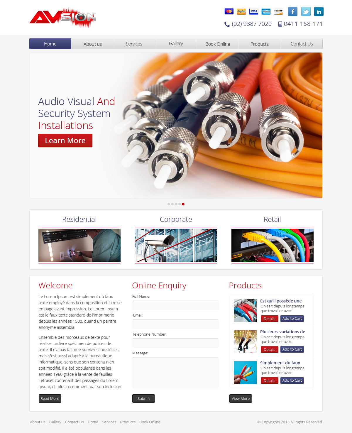 Web Design par OM pour AVsion | Design #1838951