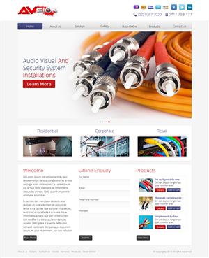 Web Design par OM pour AVsion | Design : #1838951