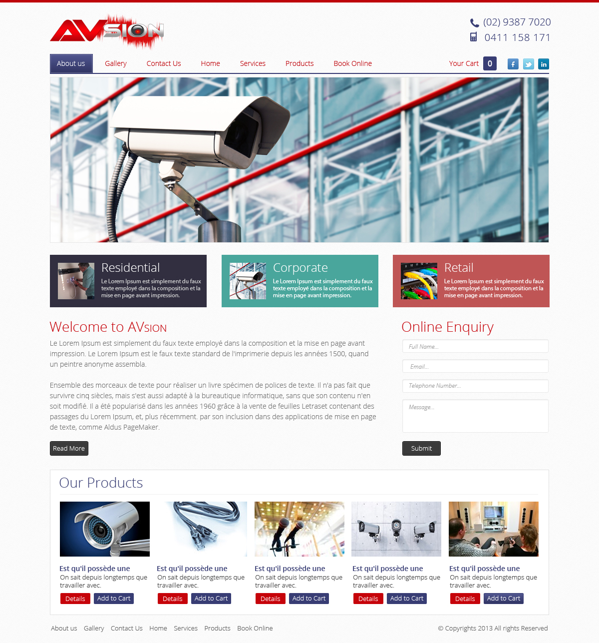 Web Design par OM pour AVsion | Design #1838953